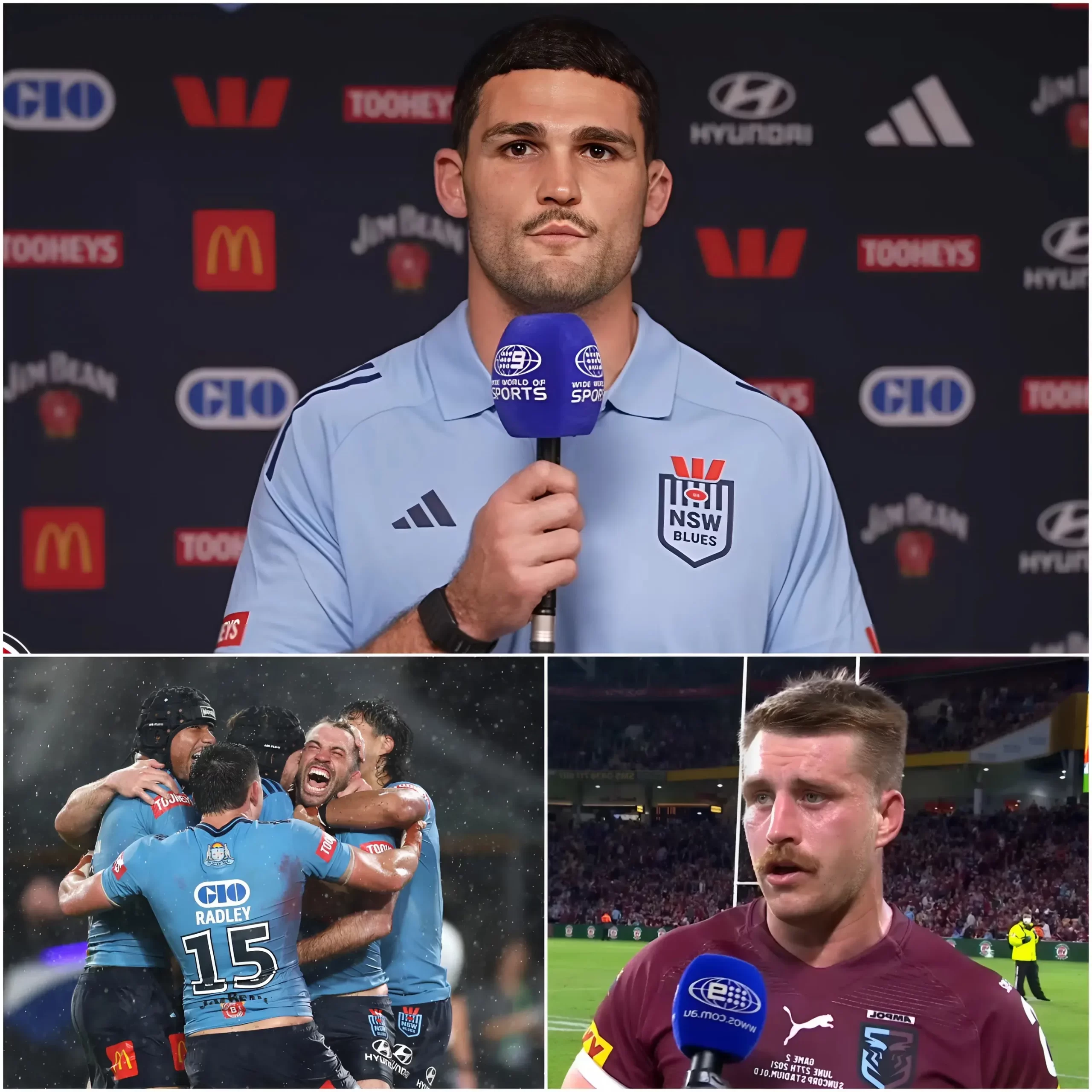 🚨 “Enough with the complaints — you’ve already had plenty go your way,” Cameron Murray reportedly snapped after the NSW Blues’ dramatic victory, visibly frustrated by the continuing backlash from Queensland Maroons fans over the controversial red card involving Kalyn Ponga.