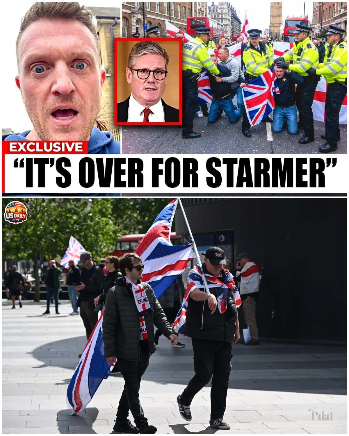 1 MIN AGO:Tommy Robinson’s Unite The Kingdom Rally BANNED by Starmer!!!!